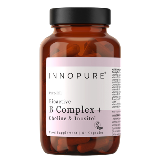 Bioactive Vitamin B Complex with Inositol & Choline (Clean Label) 60 Capsules