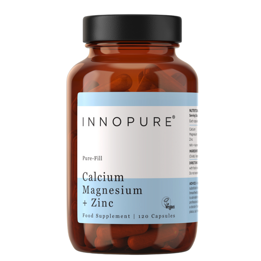 Calcium, Magnesium & Zinc, Clean Label (No Fillers or Binders) 120 Capsules