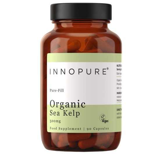 Organic Sea Kelp 500mg, Clean Label (No Fillers or Binders) 90 Capsules