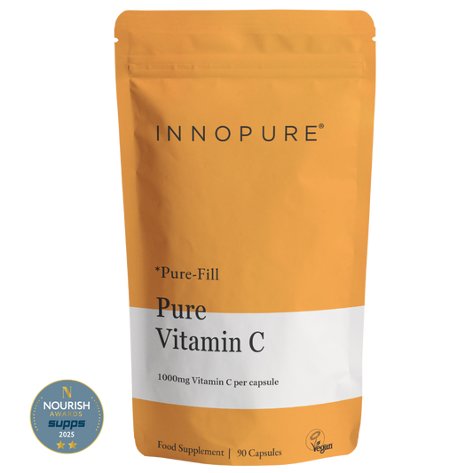 Pure Vitamin C, High Strength Capsules 1000mg - No Fillers or Binders