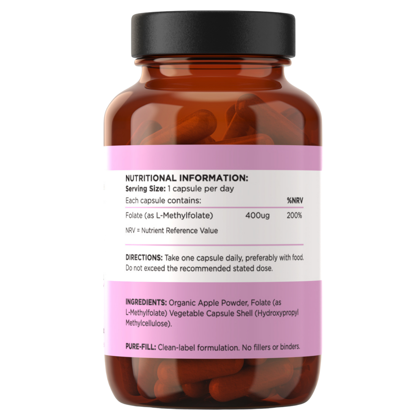 Methylfolate 400ug (120 Capsules 4-Month Supply)