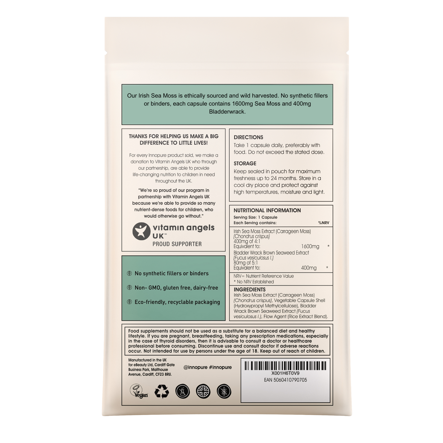 Sea Moss & Bladderwrack No Synthetic Fillers or Binders