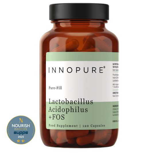 Probiotics & Prebiotics - Lactobacillus Acidophilus & FOS Complex | 120 Capsules (4 Month Supply)