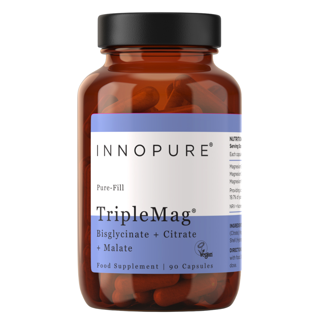 TripleMag® Magnesium Complex with Bisglycinate, Citrate & Malate (Clean Label) 90 Capsules