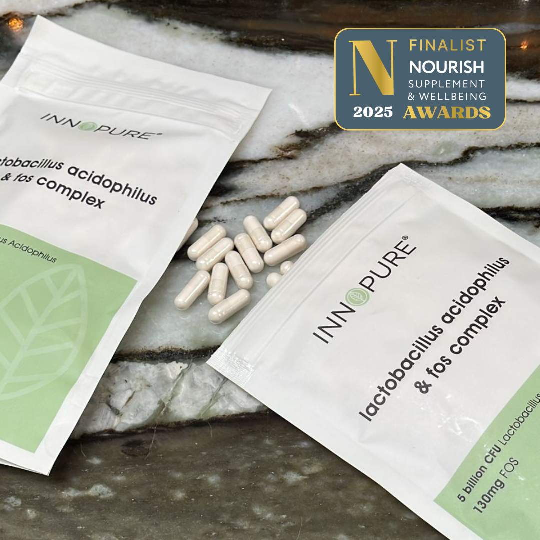 Probiotics & Prebiotics - Lactobacillus Acidophilus & FOS Complex | 120 Capsules (4 Month Supply)