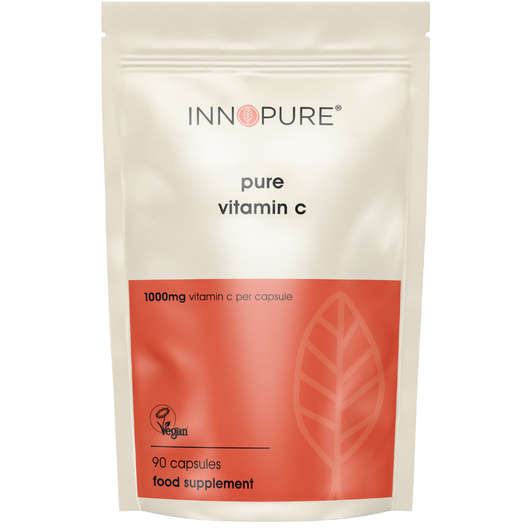 Pure Vitamin C, High Strength Capsules 1000mg - No Fillers or Binders
