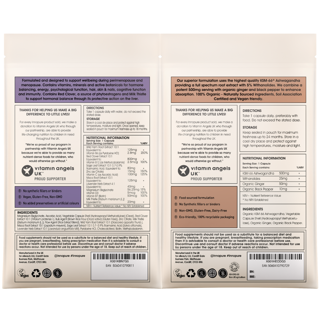 Menopause Complex & Ashwagandha KSM-66® Menopause Supplement Pack