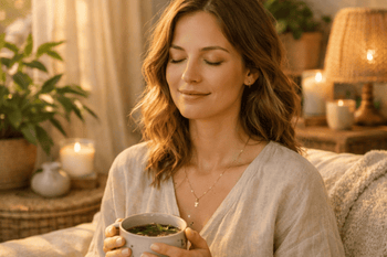 Woman calm tranquil 