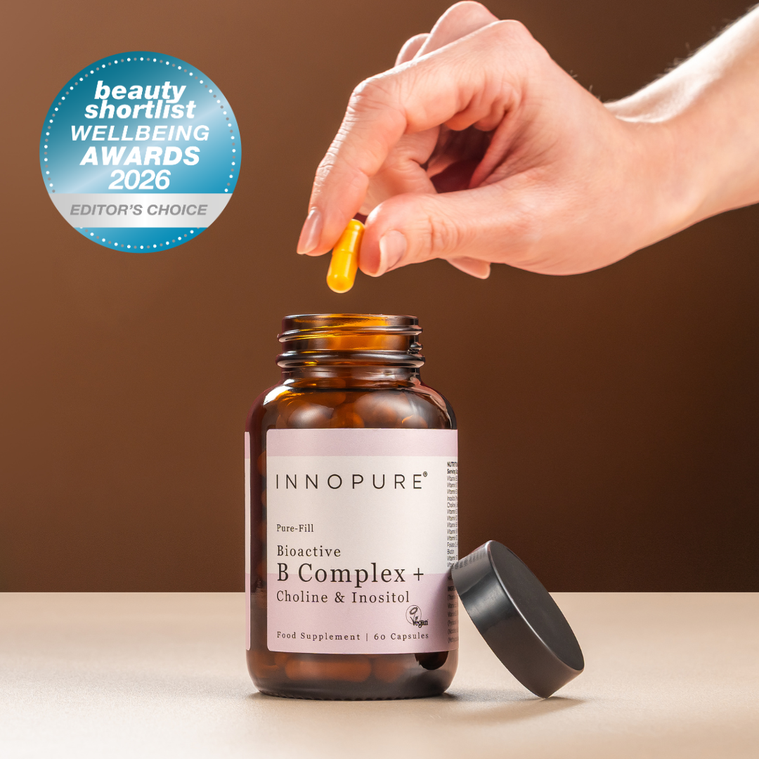 Bioactive Vitamin B Complex with Inositol & Choline (60 Capsules 2-Month Supply)