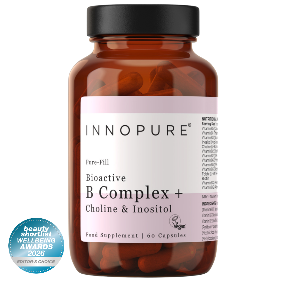 Bioactive Vitamin B Complex with Inositol & Choline (60 Capsules 2-Month Supply)