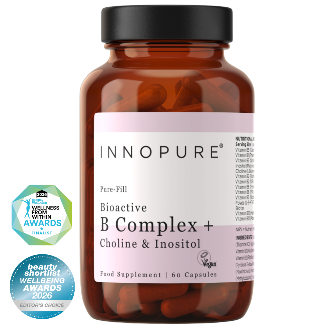 Bioactive Vitamin B Complex with Inositol & Choline (60 Capsules 2-Month Supply)