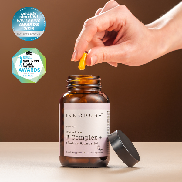 Bioactive Vitamin B Complex with Inositol & Choline (60 Capsules 2-Month Supply)