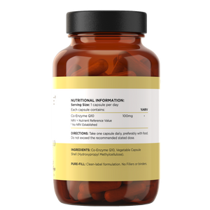 CoEnzyme Q10 COQ10 (90 Capsules 3-Month Supply)
