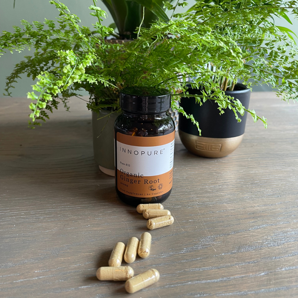 Organic Ginger Root (60 Capsules 1-2-Month Supply)
