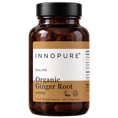 Organic Ginger Root (60 Capsules 1-2-Month Supply)