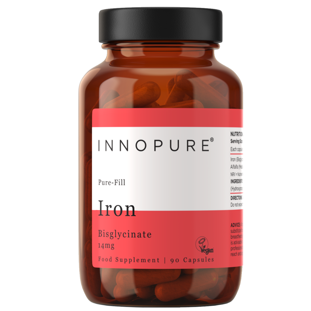 Iron Bisglycinate Capsules, Highly Absorbable 14mg