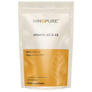 Vitamin D3 & Vitamin K2 MK7  (120 Tablets 4-Months Supply)