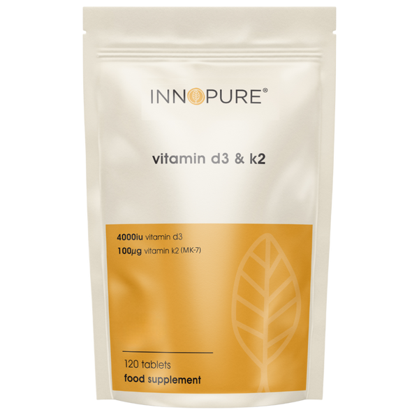 Vitamin D3 & Vitamin K2 MK7  (120 Tablets 4-Months Supply)