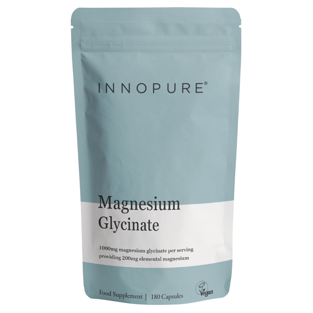 Magnesium Glycinate 180 Capsules | 500mg Providing 100mg Elemental Magnesium Per Capsule