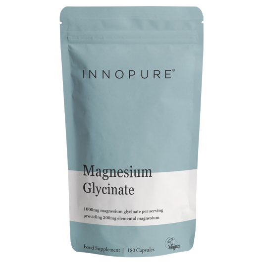 Magnesium Glycinate 180 Capsules | 500mg Providing 100mg Elemental Magnesium Per Capsule