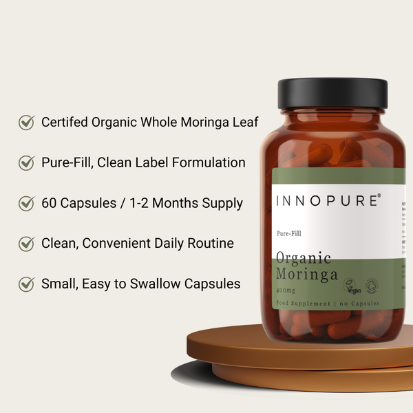 Organic Moringa (60 Capsules 1-2-Month Supply)