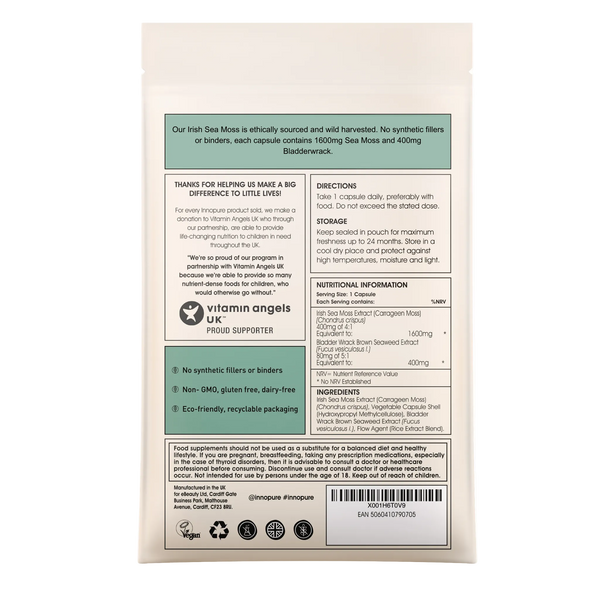 Sea Moss & Bladderwrack (60 Capsules 2-Month Supply)