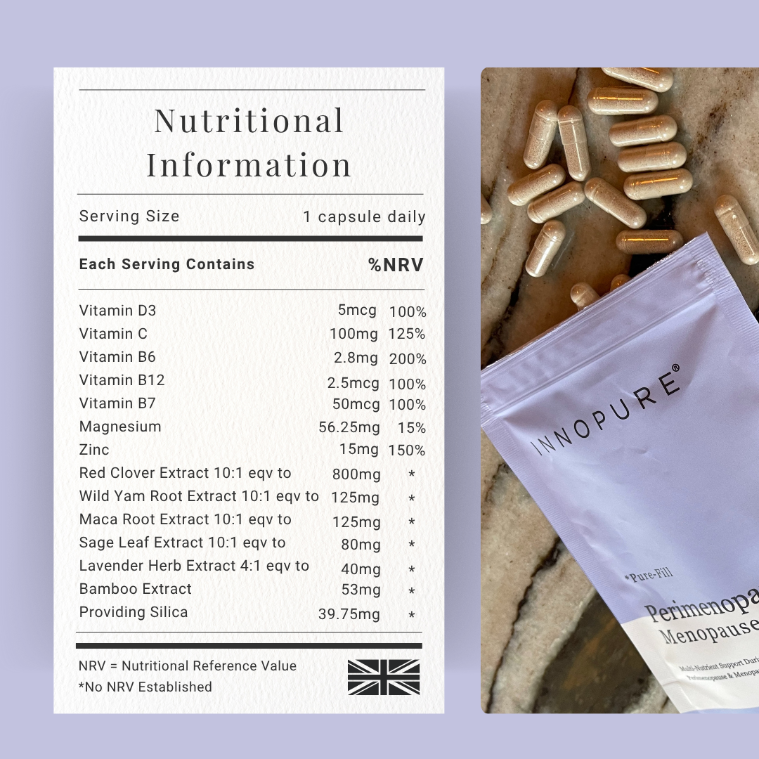 Perimenopause & Menopause Supplement Complex | 2 Month Supply