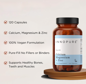 Calcium, Magnesium & Zinc (120 Capsules 2-4 Months Supply)