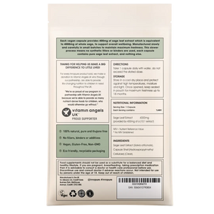 Super Sage Leaf Extract (60 Capsules 2-Month Supply)
