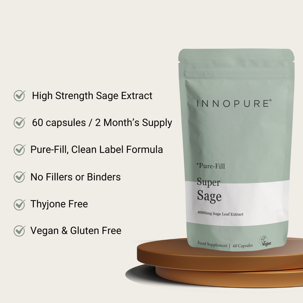 Super Sage Leaf Extract (60 Capsules 2-Month Supply)