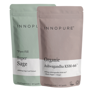 Super Sage & Ashwagandha KSM-66® (120 Capsules - 2 Month Supply)
