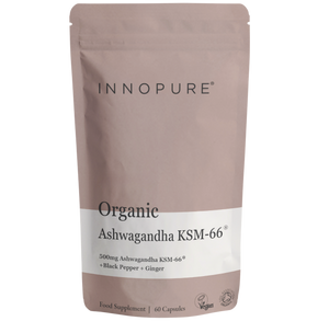Organic Ashwagandha KSM-66 ® (60 Capsules 2-Month Supply)
