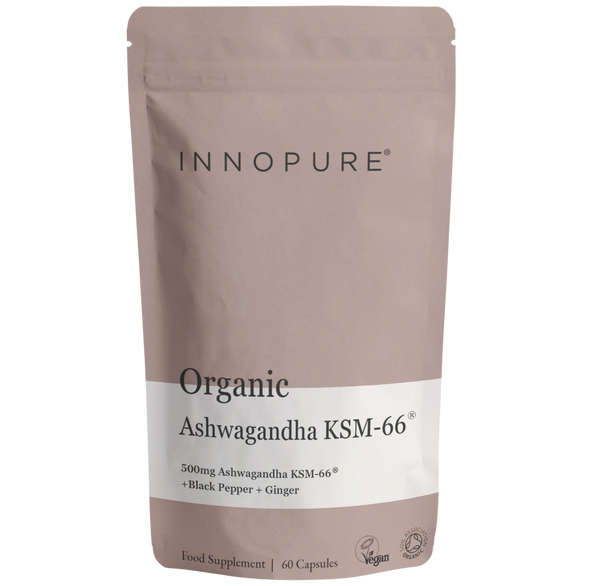 Organic Ashwagandha KSM-66 ® (60 Capsules 2-Month Supply)