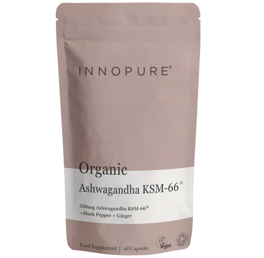 Organic Ashwagandha KSM-66 ® (60 Capsules 2-Month Supply)