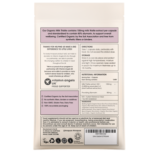 Organic Milk Thistle (60 Capsules 2-Month Supply)