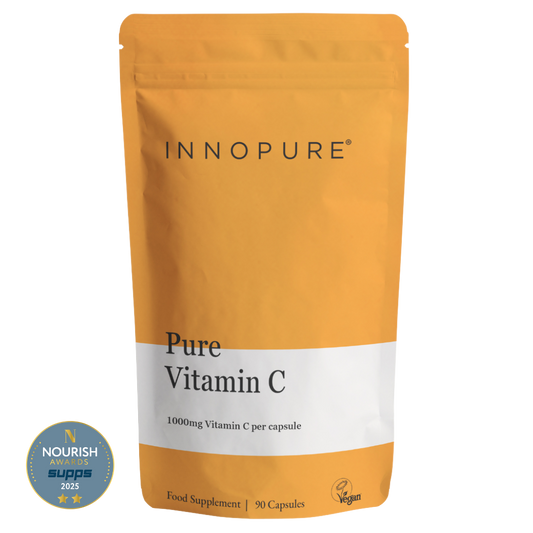 Pure Vitamin C, High Strength Capsules 1000mg - No Fillers or Binders