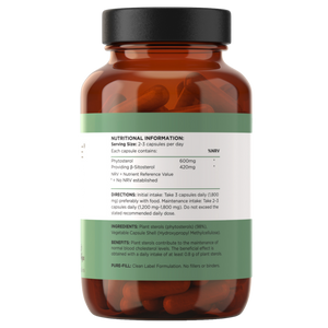 Plant Sterols 600mg (90 Capsules 1 to 1.5 Month Supply)