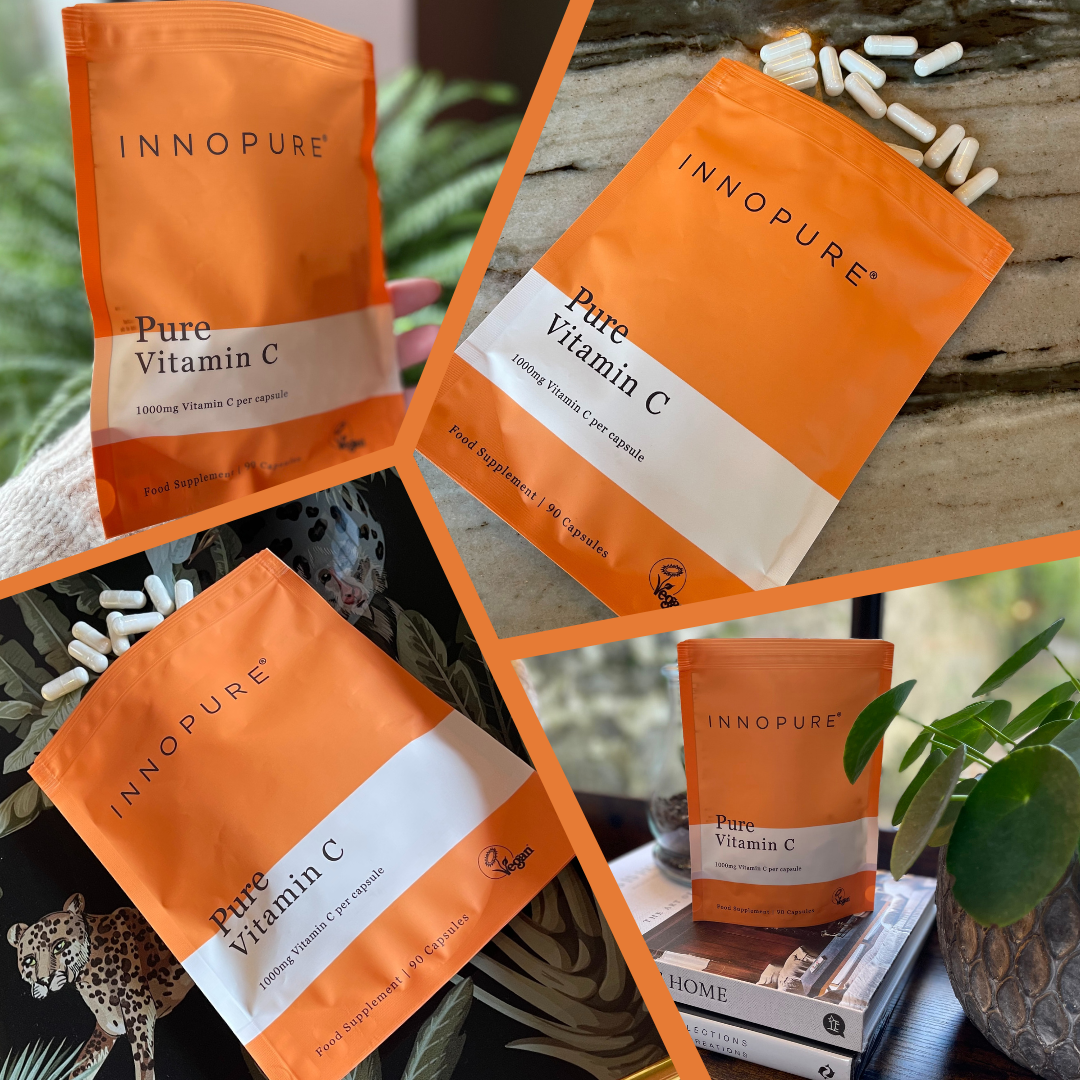 Pure Vitamin C, High Strength Capsules 1000mg - No Fillers or Binders