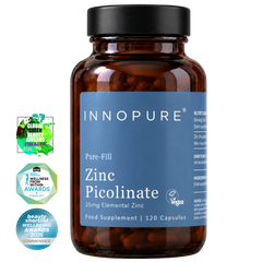 Zinc Picolinate 25mg (120 Capsules 4-Month Supply)