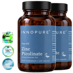 Zinc Picolinate 25mg (240 Capsules 8-Month Supply)