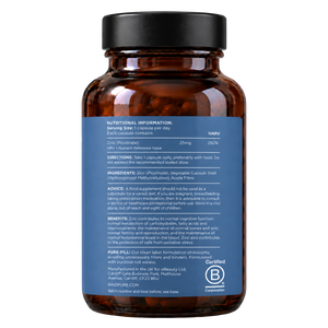 Zinc Picolinate 25mg (240 Capsules 8-Month Supply)