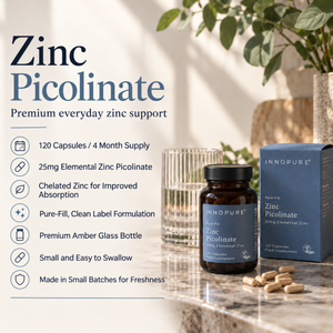 Zinc Picolinate 25mg (120 Capsules 4-Month Supply)