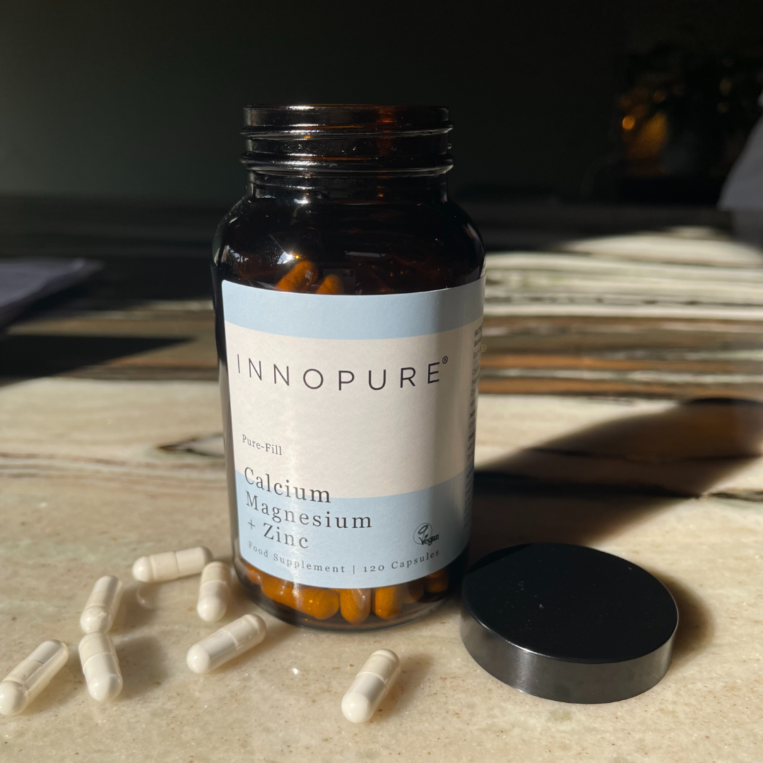 Calcium, Magnesium & Zinc | Pure-Fill (No Fillers or Binders) | 120 Capsules