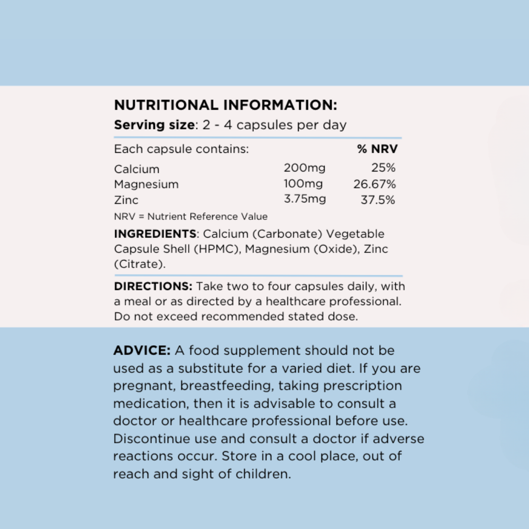 Calcium, Magnesium & Zinc    Pure-Fill