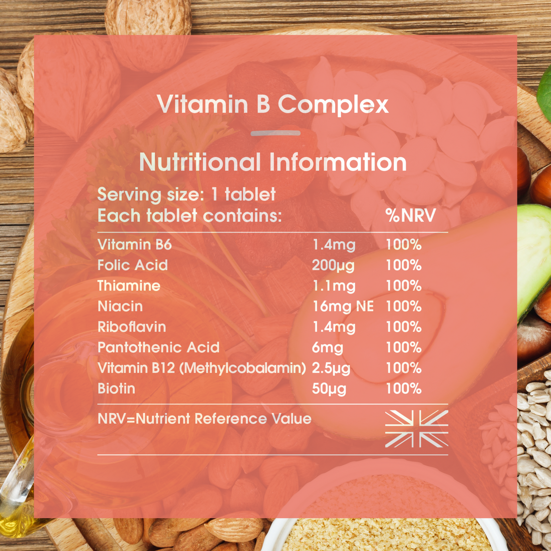 Vitamin B Complex Tablets Innopure