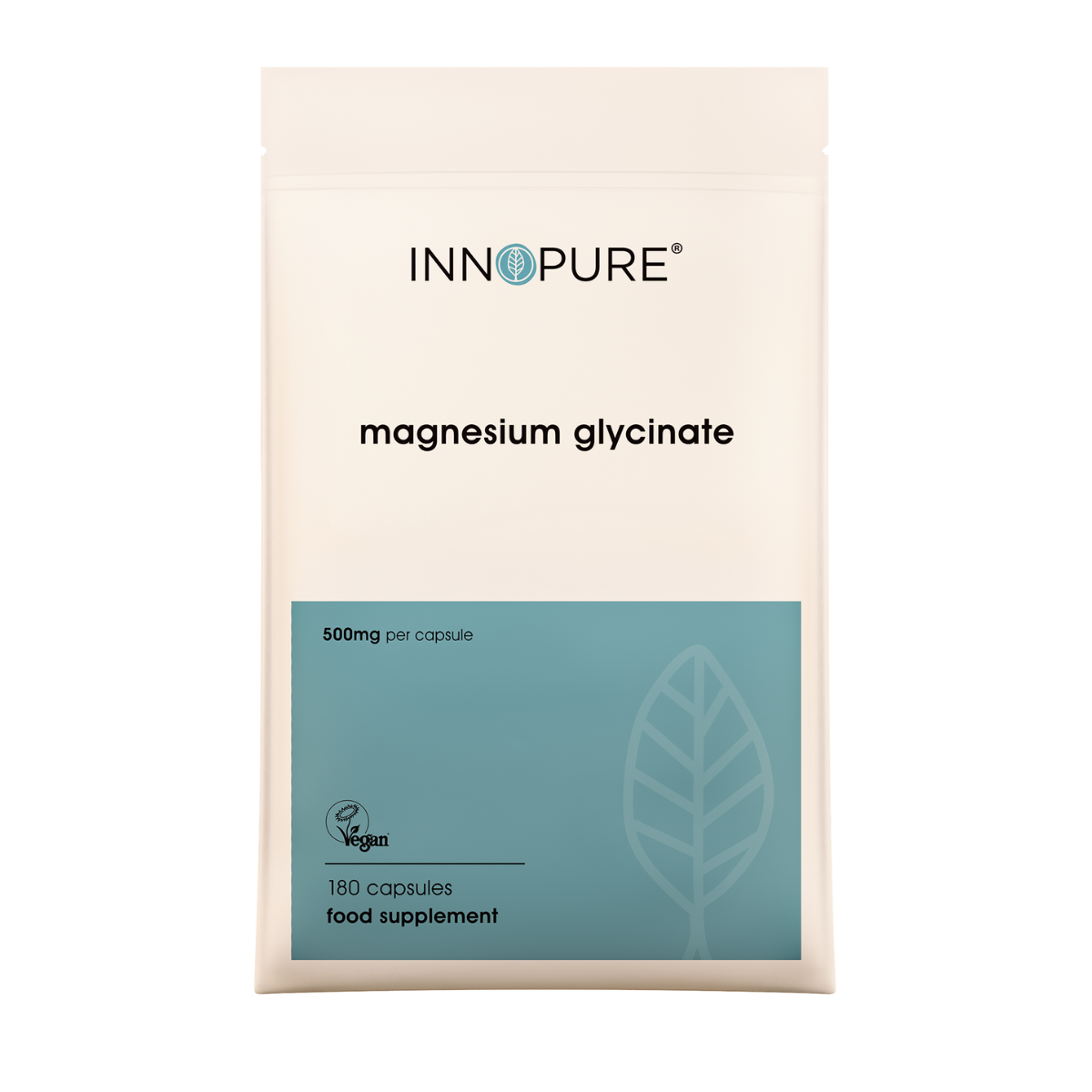 Magnesium Glycinate 180 Capsules | 500mg Providing 100mg Elemental Magnesium Per Capsule