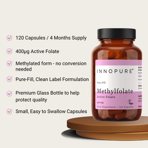 Methylfolate 400ug (120 Capsules 4-Month Supply)