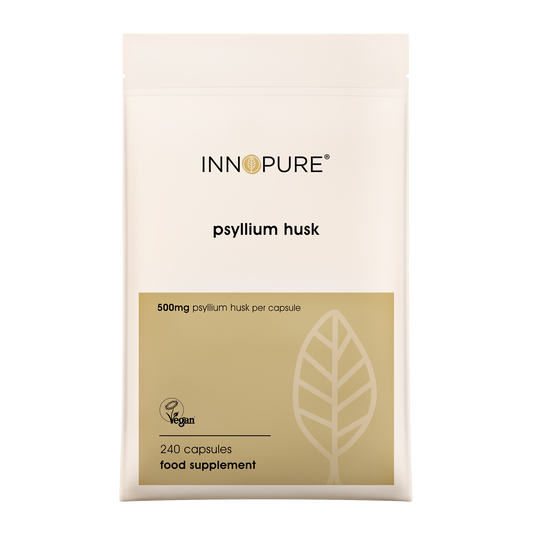 Pure Psyllium Husk Fibre 500mg - 240 Capsules  | 100%  Natural ~ No Fillers or Binders