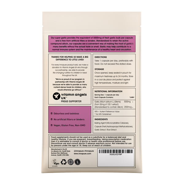 Super Garlic 5000mg (120 Capsules 4-Month Supply)