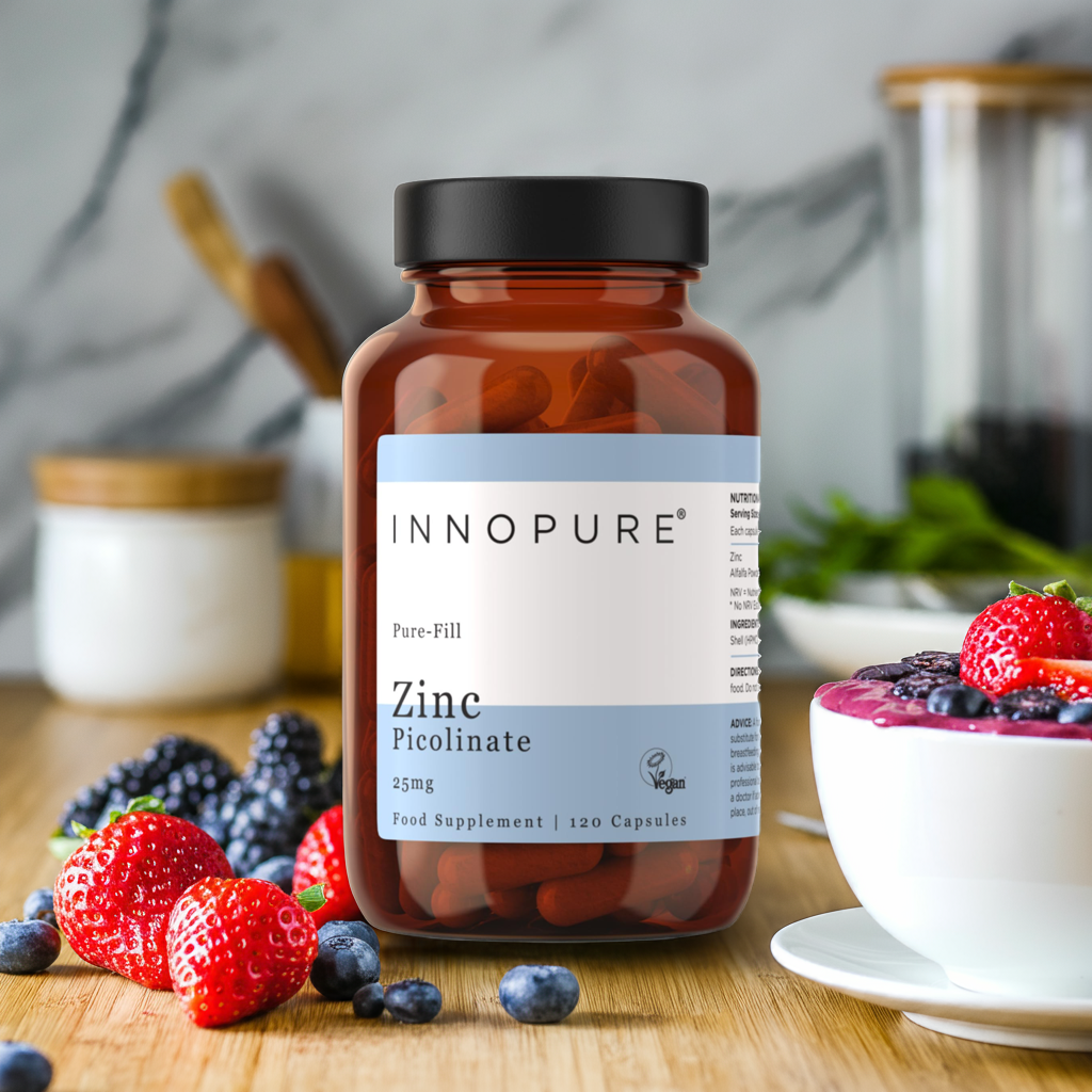 Zinc Picolinate 25mg | Pure-Fill (No Fillers or Binders) | 120 Capsules